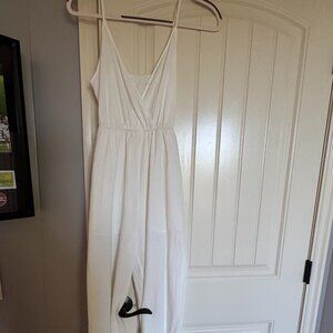 White Pants Romper